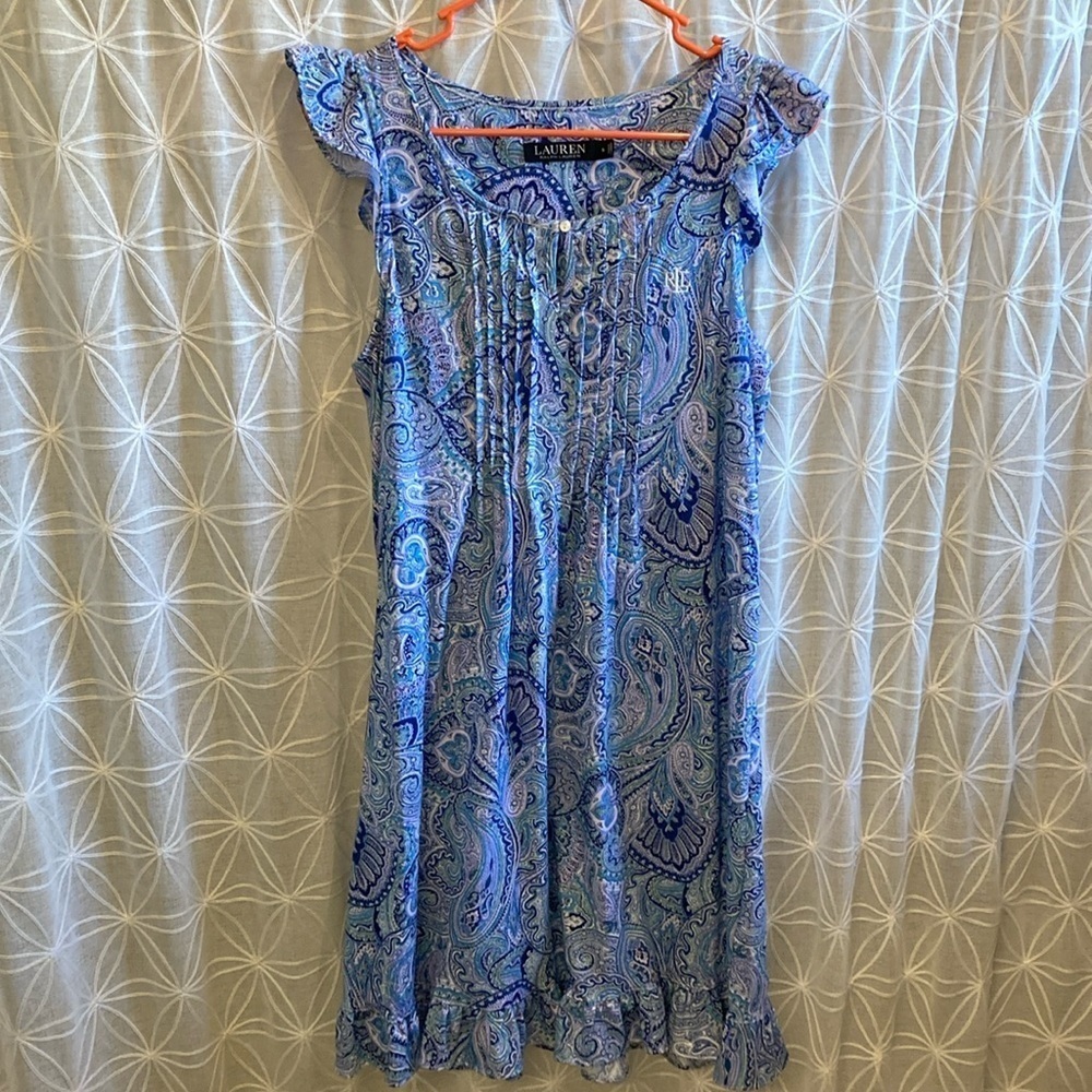 Lauren Ralph Lauren Lightweight Paisley Print Dress